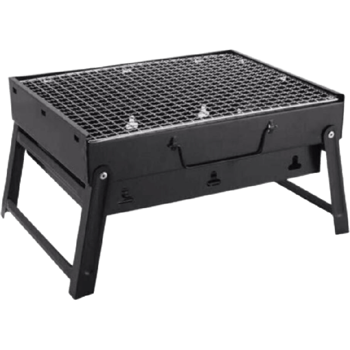 Picture of Home Zania Portable Barbecue Grill Pits Black BBQ 1Pc 40 By 30 Cm